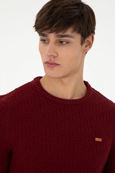 U.S. Polo Assn. Men's Burgundy Sweater 50297050 -Vr014