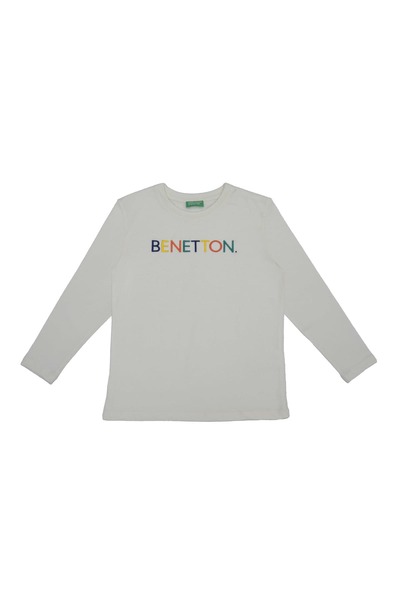Benetton تي شيرت إكرو للأولاد