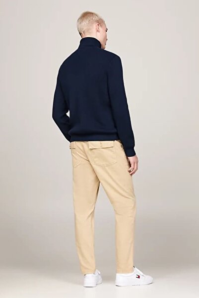 Tommy Hilfiger Erkek Boğazlı Kazak - Lacivert