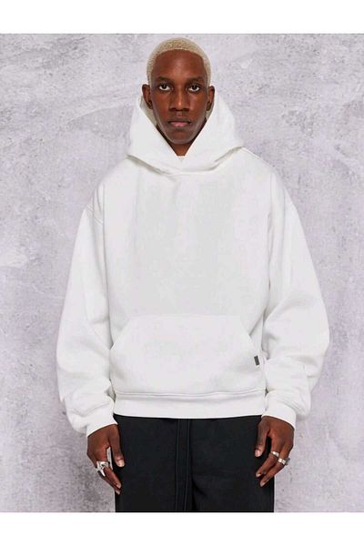 FAVORİST Βαμβακερή κουκούλα Oversize Basic Unprinted