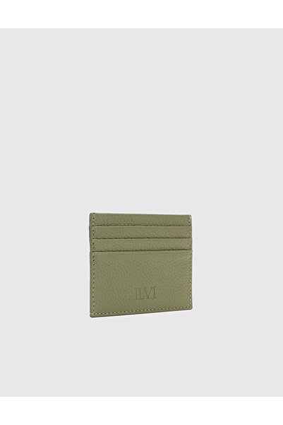 İLVİ Varanasi Справжня шкіра Флотер Унісекс Хакі Картліг