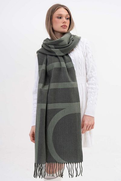 FENZA SCARF GARY ΓΕΩΜΕΤΡΙΚΟ ΣΧΕΔΙΟ ΜΑΛΛΙ-ΑΚΡΥΛΙΚΟ ΜΙΧ ΧΕΙΜΕΡΙΝΟ ΦΟΡΕΜΑ