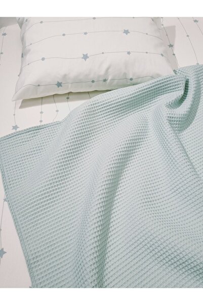 Yada Baby طقم بيكيه للأطفال والرضع باللون الأخضر النعناعي - 100% قطن (90×140 سم)