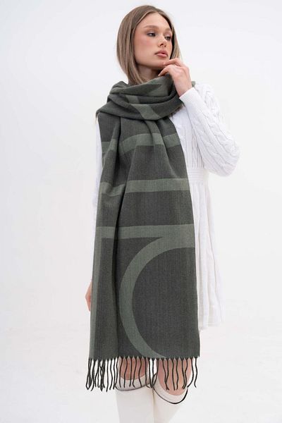 FENZA SCARF GARY ΓΕΩΜΕΤΡΙΚΟ ΣΧΕΔΙΟ ΜΑΛΛΙ-ΑΚΡΥΛΙΚΟ ΜΙΧ ΧΕΙΜΕΡΙΝΟ ΦΟΡΕΜΑ