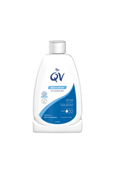 Qv لوشن للبشرة الجافة والحساسة والمعرضة للإكزيما - 250 مل