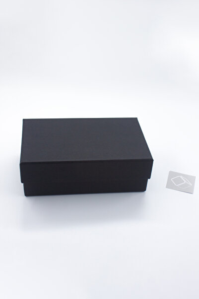 carton box Siyah Hediye Kutusu 20 cm X 12 cm X 6,7 cm