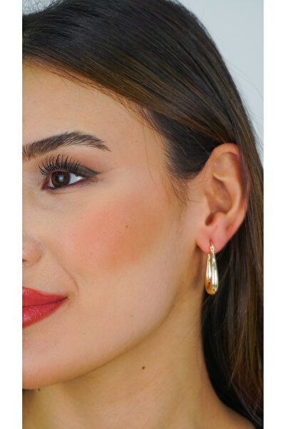 TRENDTAKI halka gold küpe kaplama 0111