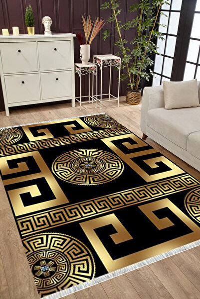 MUBO Pamuk Dokuma Taban Yıkanabilir Kaymaz Tabanlı Antibakteriyel Dijital Bas...