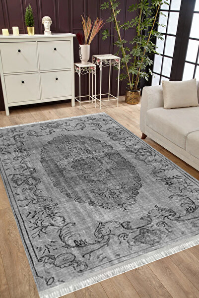 MUBO Kaymaz Tabanlı Yıkanabilir Antibakteriyel Dijital Baskı Otantik Salon Ha...