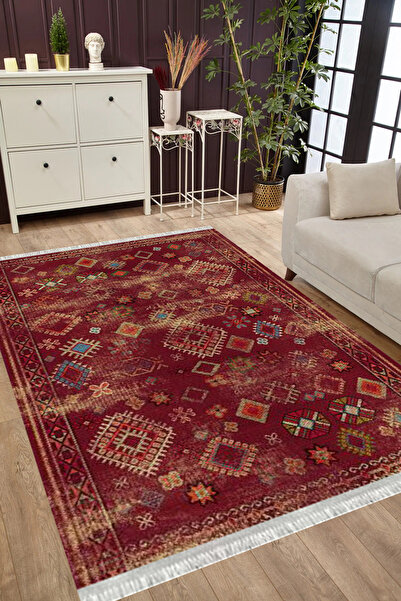 MUBO Pamuk Dokuma Taban Yıkanabilir Kaymaz Tabanlı Antibakteriyel Dijital Bas...