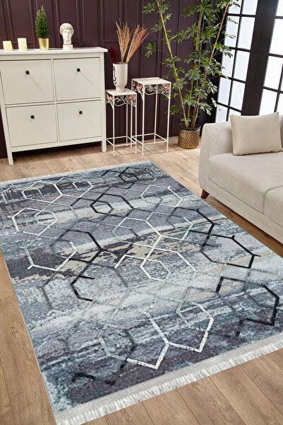 MUBO Kaymaz Tabanlı Yıkanabilir Antibakteriyel Dijital Baskı Modern  Salon Ha...