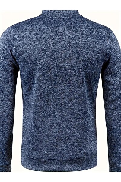 GHASSY CO. Ghassy Co. Men's Gray Surface Lightweight Windproof Full Zipper Fleece Jacket