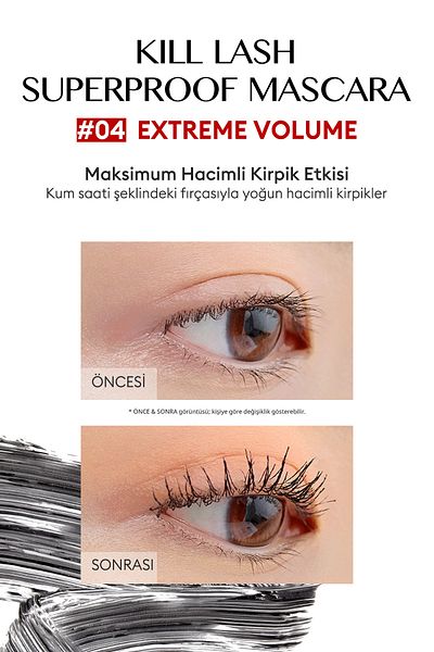 CLIO Clio Kill Lash Superproof Mascara - Maximing Volume, 04 Extreme Volume