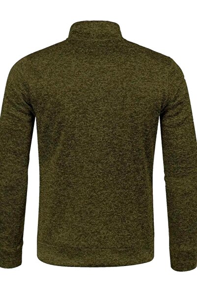 GHASSY CO. Ghassy Co. Ανδρικό μπουφάν από φλις επιφάνεια με ελαφρύ αντιανεμικό πλήρες φερμουάρ