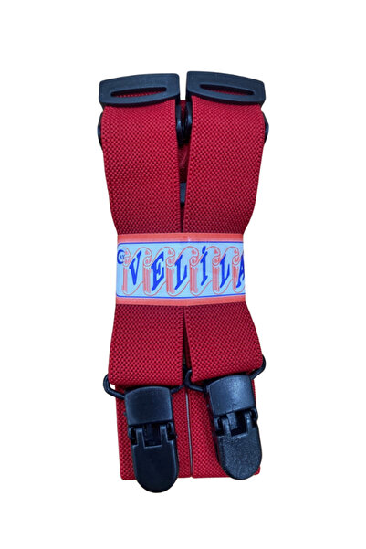 Kardelux Umeraș pentru pantaloni pentru copii, lavabil, antialergic, cu cleme din plastic, culoare solidă