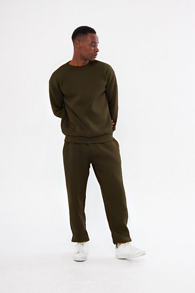 BayBayan Ανδρικό Σετ Φόρμας με Μακρυμάνικο Σετ Oversize