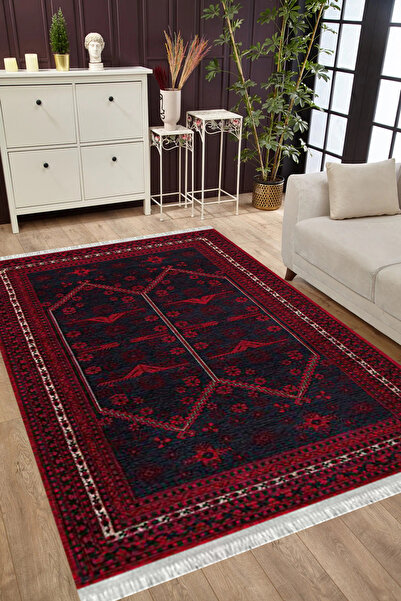 MUBO Kaymaz Tabanlı Yıkanabilir Antibakteriyel Dijital Baskı Otantik Salon Ha...