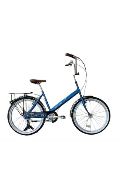 Carraro PONI KADIN ŞEHİR BİSİKLETİ 450H V 24 JANT 3 VİTES MAVİ MOR BEYAZ