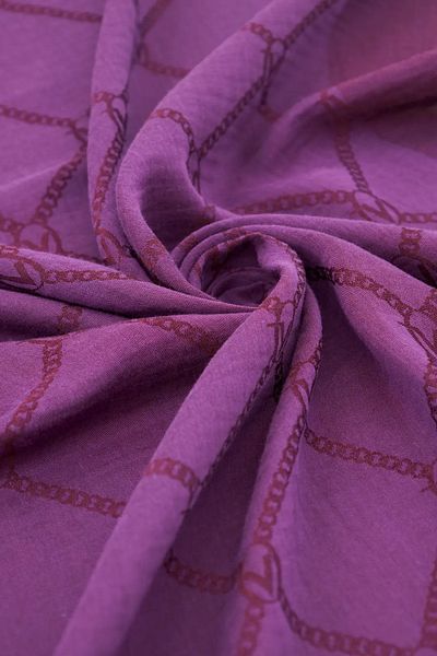Valentino Orlandi Σάλι με αλυσίδα Plum Alia