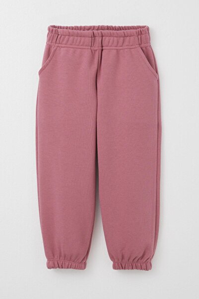 Breeze Kız Çocuk Alt Beli Paçası Lastikli 1-4 Yaş, Gülkurusu