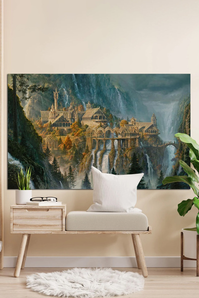 Home Rivendell Kanvas Tablo Modern Duvar Tablosu Canvas Tablo Duvar Dekorasyo...