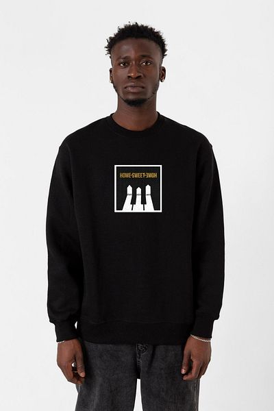 Tshirthane Ανδρικό φούτερ G-Dragon Home Sweet Home Μαύρο 2ip