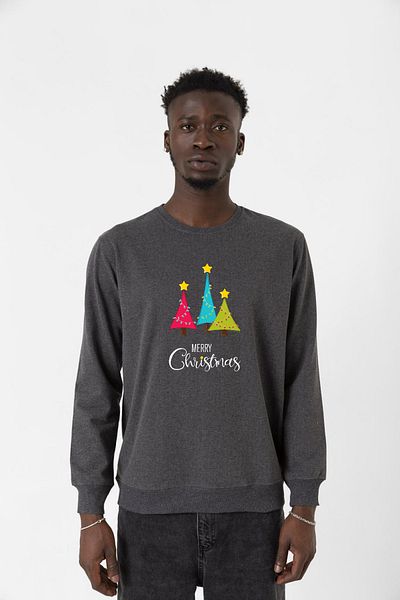Tshirthane Καλά Χριστούγεννα καπνιστή ανδρική φούτερ 2ip
