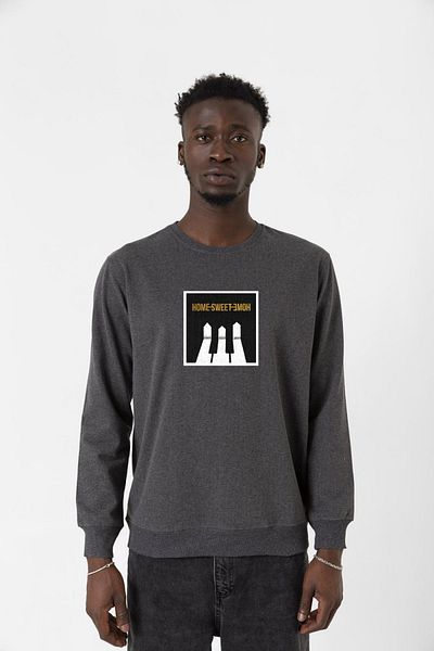 Tshirthane Ανδρικό φούτερ G-Dragon Home Sweet Home Smoked 2ip