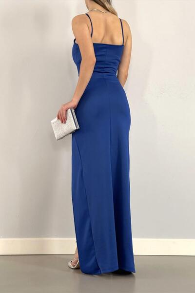 Deafox Saks Scuba Fabric Maxi hosszú estélyi ruha