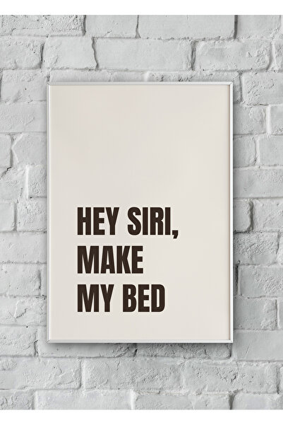 TREND "Hey Siri, Make My Bed" Poster Tablo