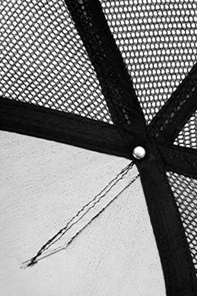 Tshirthane Blackpink Jenchoolichaeng Hangul Black Mesh Cap