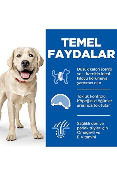 Hill's Hills Light Large Breed Büyük Irk Tavuklu Diyet Köpek Maması 14 Kg