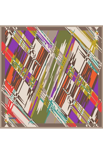 Valentino Orlandi Milan Patterned 18 Scarf 2