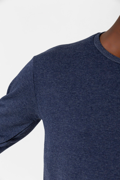 Tshirthane Світшот «Різдвяна ялинка з динозаврами» індиго Erkek 2ip