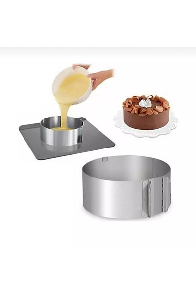 NAKISCI Adjustable Round Pastry Cake and Sponge Cake Mold