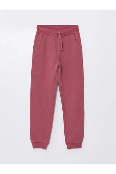 LC Waikiki LCW Kids μπεζ ελαστική μέση για κορίτσια Χοντρό παντελόνι Jogger