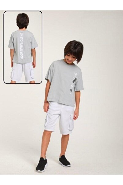 Jack Lions Pantaloni scurți cargo din bumbac pentru băieți - elastic pentru a...