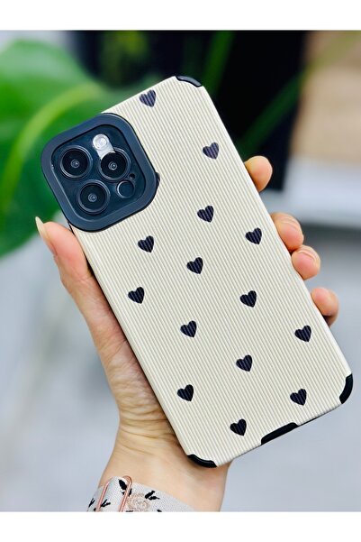 Go Aksesuar Iphone 12 ve 12 Pro Uyumlu Kaplama Tasarımlı Yumuşak Silikon Kamera Korumalı Kılıf