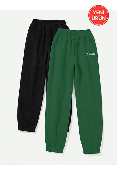 Rex Darius Χειμερινό Fleece Jogger Sweatpants - Μαύρο, Γκρι και Καφέ, Ελαστικό, Σετ 3 Κλωστών