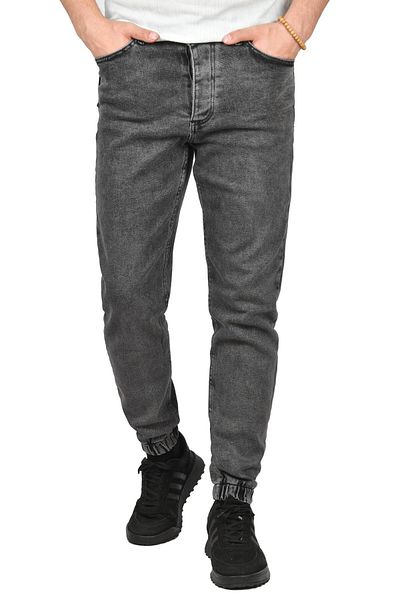 DENİM LONİ Ανδρικό Slim Fit Μαύρο Jean Παντελόνι - 6870