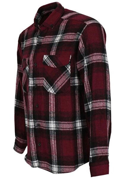 Modarar Men's Winter Double Pocket Lumberjack Shirt Classic Regular Fit Rar01107