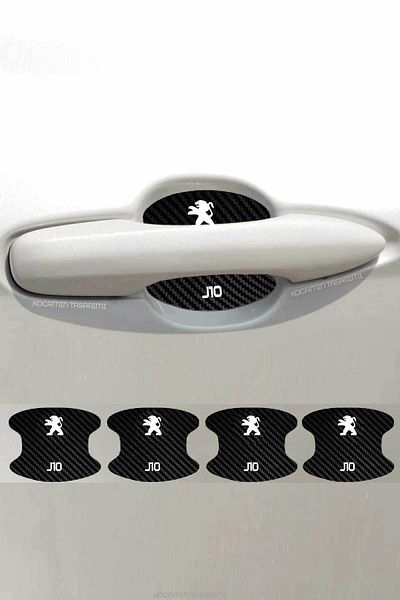 Kocamın Tasarımı طراز Peugeot J10 - طقم حماية وأناقة داخل الباب مخطط بالكربون