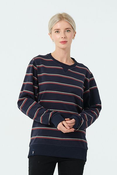 Gennaro Striped Crewneck Sweatshirt
