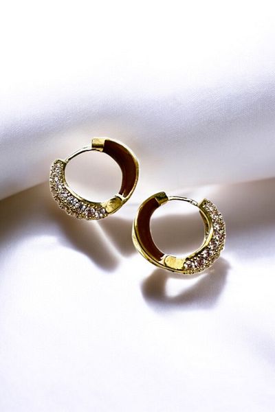 PETEK AKSESUAR Minelli Stone Ring Earring