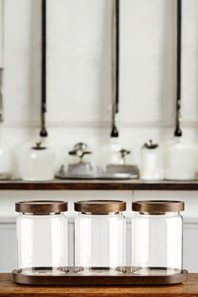 Mirilliahome Acacia Jar: Tea Coffee Sugar Jar with Elegance and Functionality Together