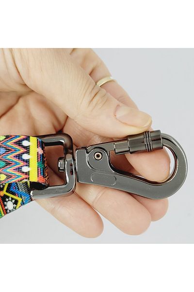 VSLT HANDMADE Dog Walking Strap with Double Carabiners. Strong Irk (with 20 Kils to 40 Kils)