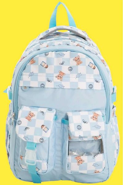 Uniquetrenders Rucsac unisex, impermeabil, în carouri, colorat
