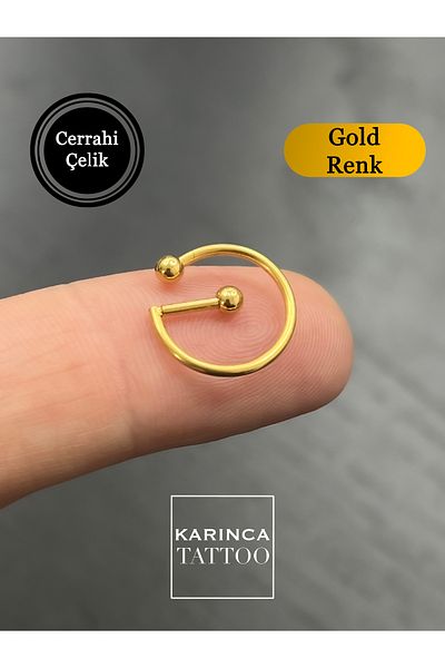 Karınca Piercing G-Shaped Ring Ear Forward Helix Piercing