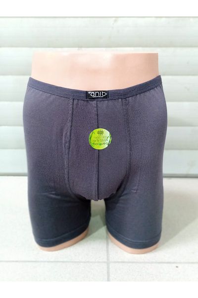 Anıt Men's Smoke Color Lycra Bamboo Boxers Single