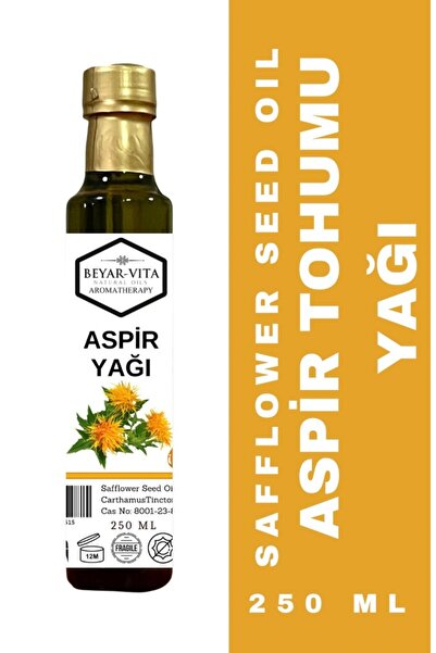 BEYARVİTA Aspir Yağı 250 ML (safflower seed oil)